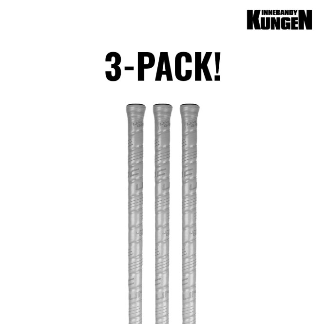 3-pack Unihoc Grepplinda TOP GRIP Grey